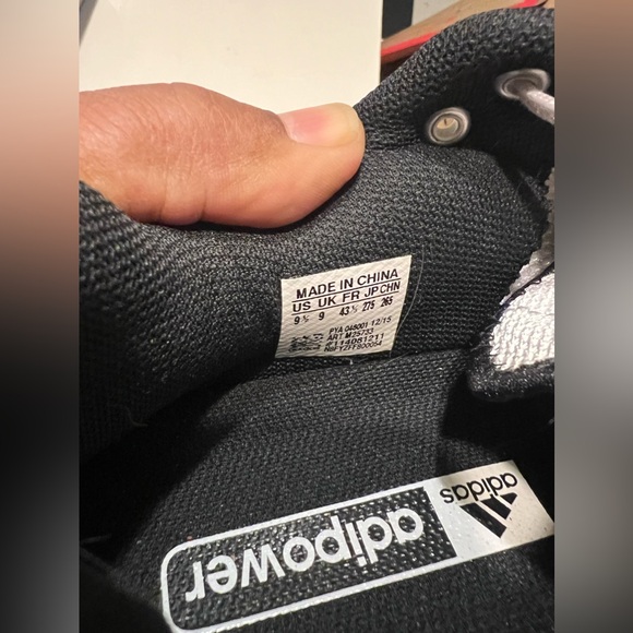 Adidas AdiPower Weightlifting White M25733 Mens Size 9.5 - Picture 6 of 7